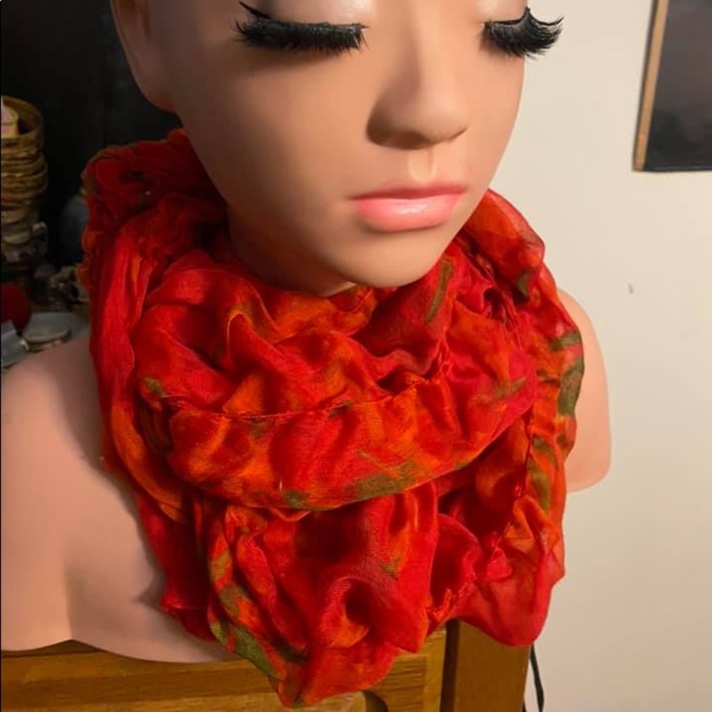 Red scarf